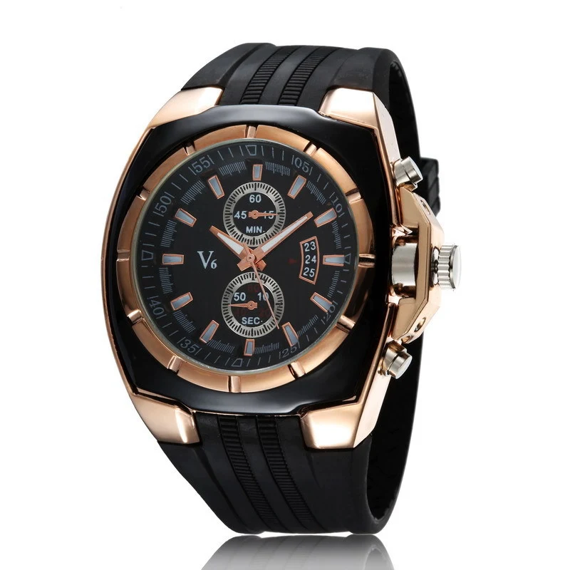Montre business homme V6 Élégance et performance au poignet Design raffiné et mouvement précis pour un style professionnel impeccable.