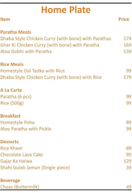 Ghar ka khana by EatFit menu 1