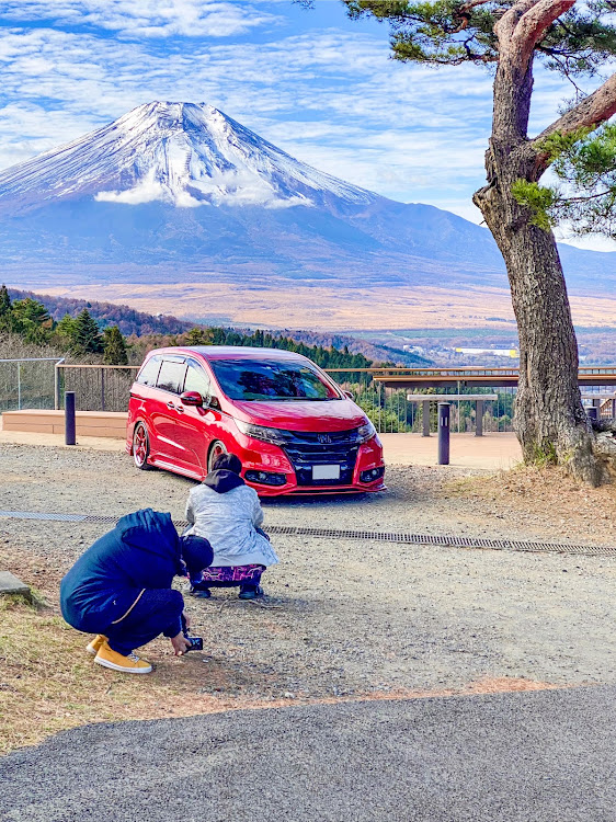 オデッセイのclub.M・富士吉田遠征2日目・絶景🤩・とむさんに感謝😘・ヒューマンショット多めに関するカスタム事例の投稿画像2枚目