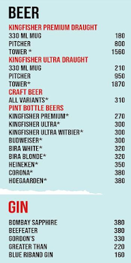 Hangover Brewery menu 4