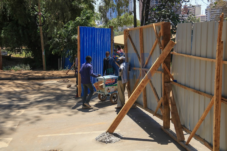 Uhuru Park closed for a period of three months to allow rehabilitation. Image: WILFRED NYANGARESI