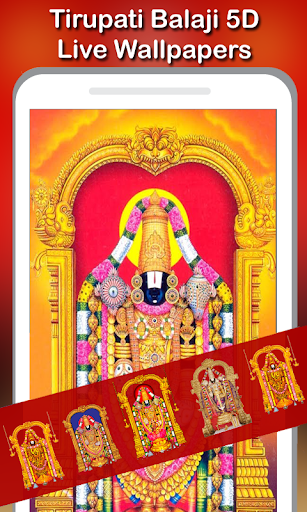 5D Tirupati Balaji Live Wallpaper