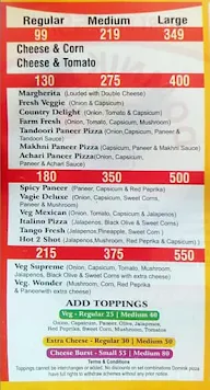 Domnik Pizza menu 1