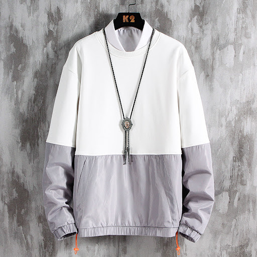 Title 1, Long-sleeved retro student casual sweater