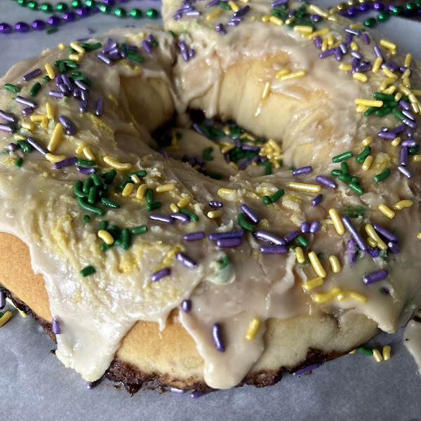 Gluten, dairy, egg, soy, & nut free king cake