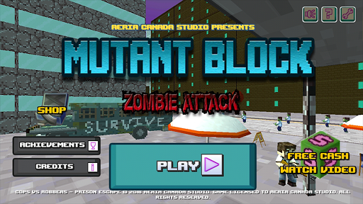 Mutant Block Zombie Attack