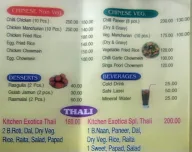 The Kitchen Exotica menu 8