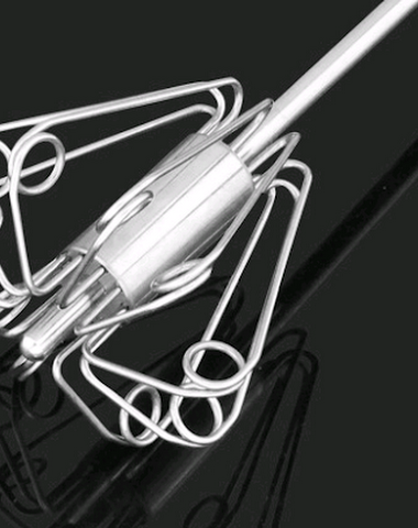 1PC Stainless Steel Hand Egg Beater - 3