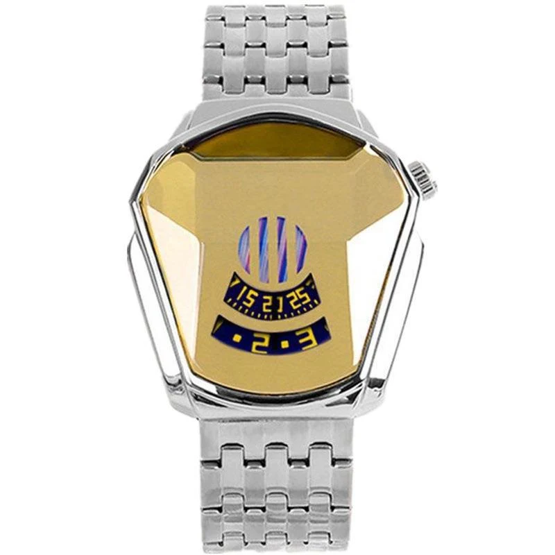 Title 2, Heren quartz horloge met een band van gelegeerd...