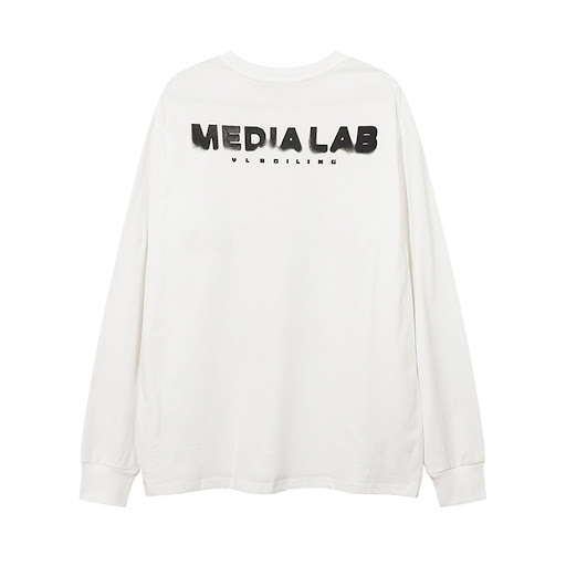 Title 10, Loose Round Neck Pullover Rabbit Printed Long S...