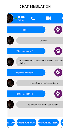 Scary Doll Fake Video Call simulator screenshots 6