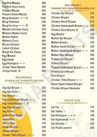 Raju's Kitchen menu 2