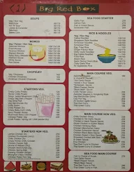 Big Red Box menu 4