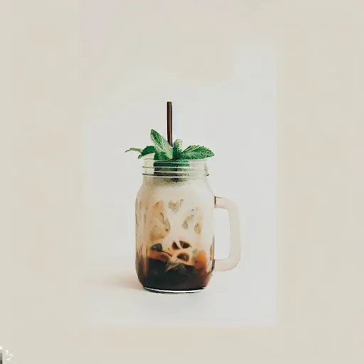 Coffee Mint Fizz [450 Ml, 1 Mason Jar]