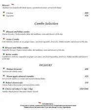 Tamara Restaurant menu 3