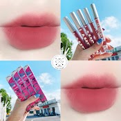 (Bán Buôn Sỉ) Son Kem Bóng Nhung Mịn Tint Lì Lameila Velvet Lip Glaze Dưỡng Ẩm Chống Thấm Nước Son7