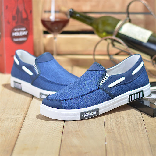 Title 3, Mens Casual Breathable Wear-Resistant Canvas S...