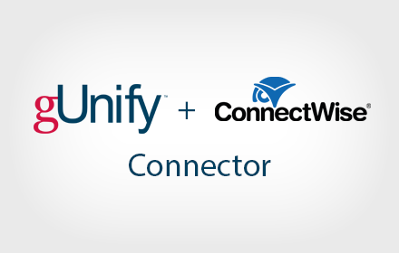 gUnify ConnectWise Connector Preview image 0