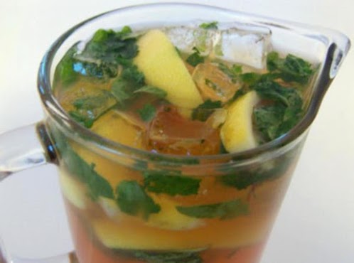 Bourbon Mint Iced Tea