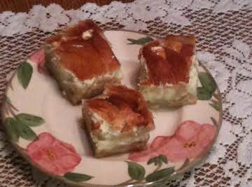 Pear Custard Bars