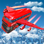 Cover Image of Télécharger Flying Bus Driving simulator 2019: Free Bus Games 1.4 APK