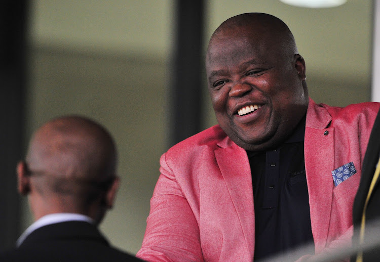 Chippa United Chairman Siviwe Mpengesi during the 2018 Nedbank Cup Final between Maritzburg United and Free State Stars at Cape Town Stadium on 19 May 2018.