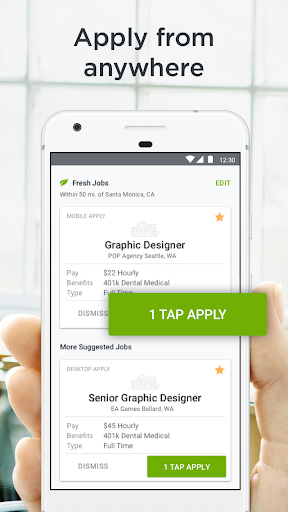 Screenshot Job Search by ZipRecruiter