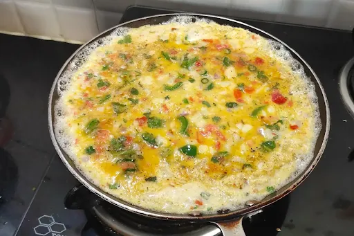 Lasooni Masala Double Egg Omelette [2 Pav]