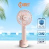 Quạt Sạc Cầm Tay Cao Cấp Comet Crf1004 4W, Pin 2.000Mah, Có Đế Rời, 6 Cánh Quạt, Cổng Sạc Usb, Tích Điện