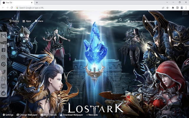 Lost Ark Wallpaper chrome extension