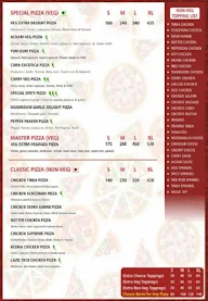 Laziz Pizza menu 2