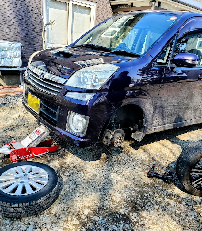 ステラの北海道・ステラカスタム・洗車・タイヤ交換・趣味に関するカスタム事例の投稿画像1枚目