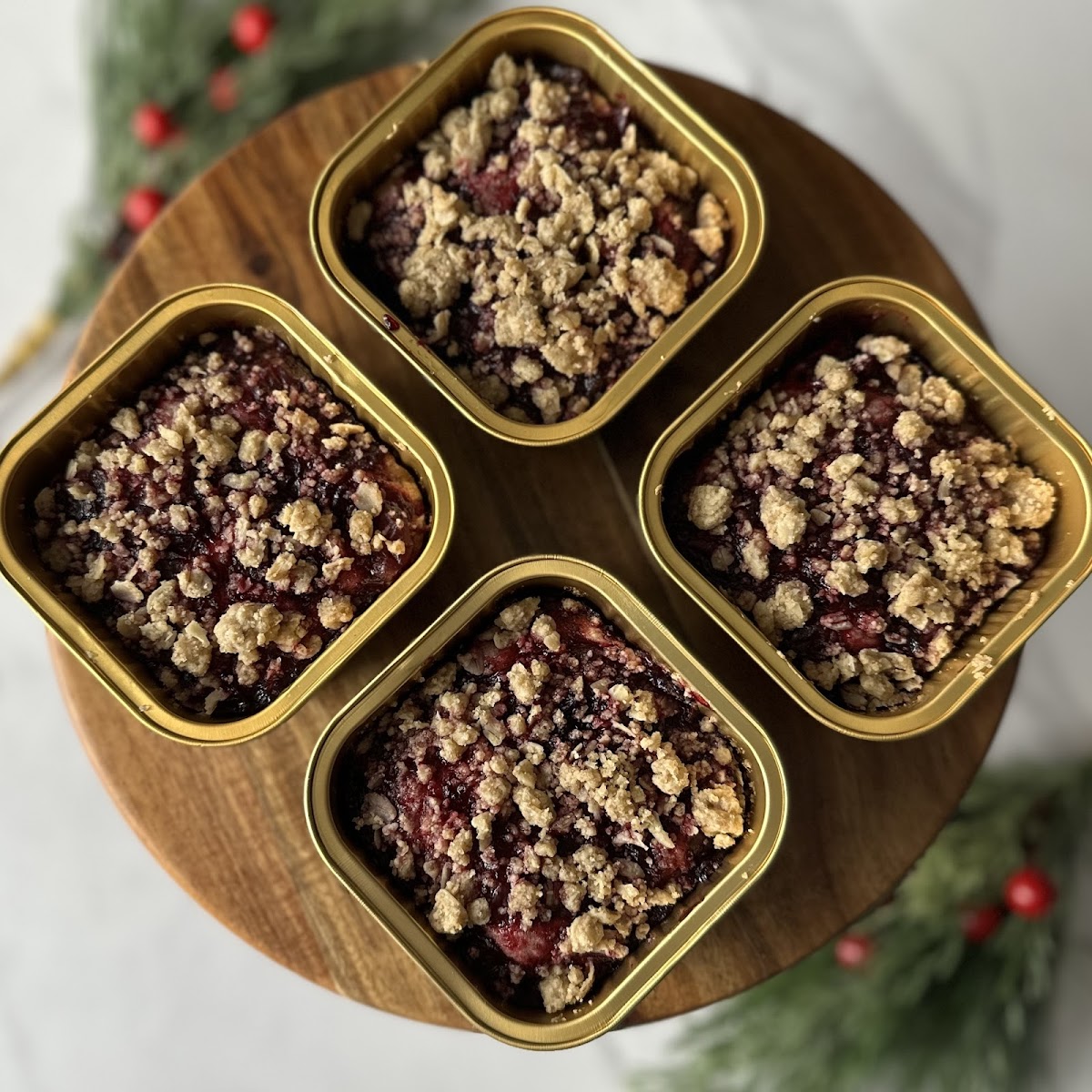 Spiced Cranberry Coffee Cake