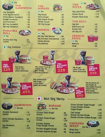 Lassi N Cafe menu 