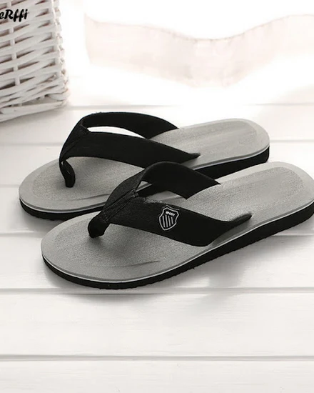 Casual Slippers For Men Flip Flops Beach Sandals Summer N... - 3