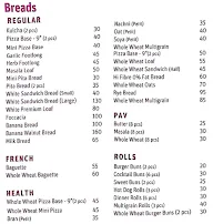 210 Degrees menu 3