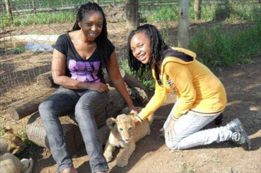 Ciku Muiruri and her daughter.