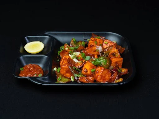 Chilli Paneer Dry [Without Onion Garlic]