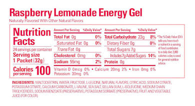 GU Energy Gel - Raspberry Lemonade, Box of 24 alternate image 1