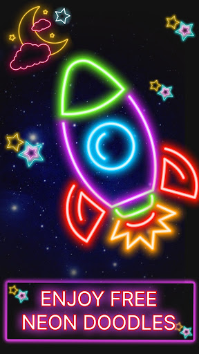 Screenshot Neon Doodle : Glow Art Drawing