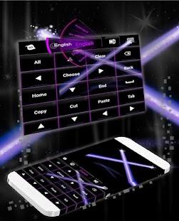 Download Purple Laser Keyboard APK for PC