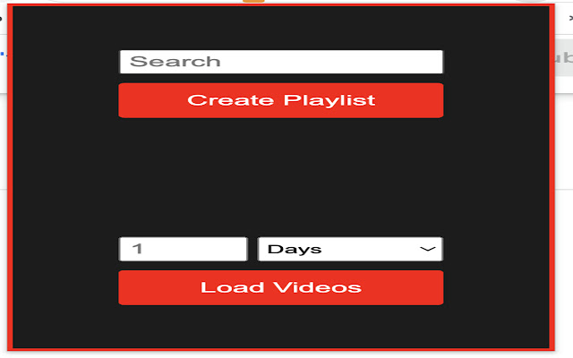 Create Youtube Playlist chrome extension