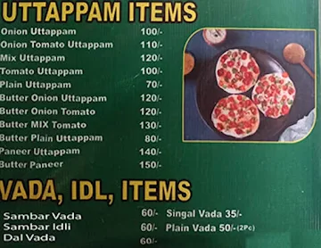 Red Chilli Dosa Corner menu 