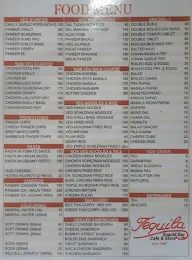 Tequilla Bar Cafe & Stores menu 1