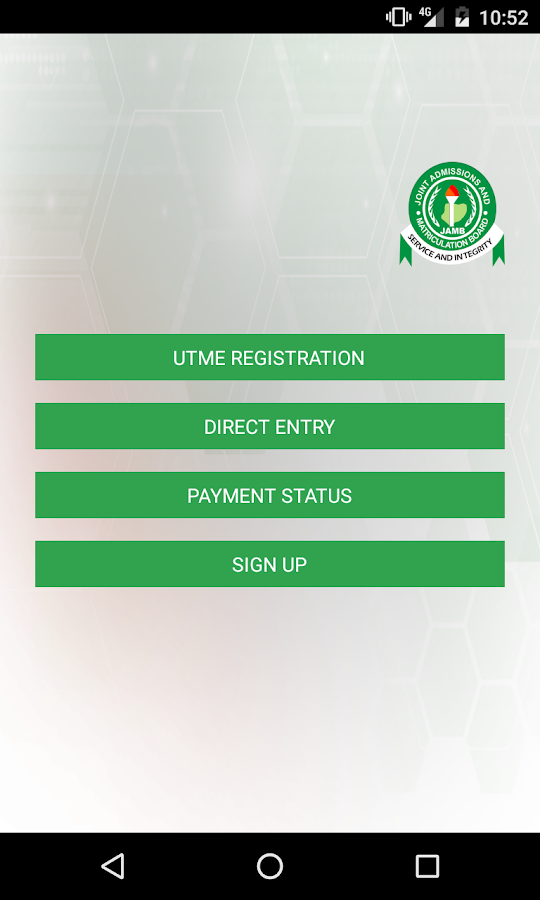 Download Jamb Registration Application (Apk) Download