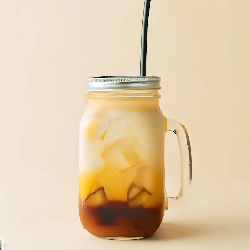 Mango Tango Iced Latte [450 Ml, 1 Mason Jar]