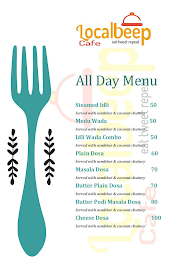 Local Beep Cafe menu 2