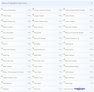 Vaisakhe Food Court menu 2