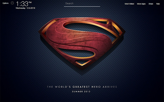 Superman Logo Wallpapers FullHD New Tab