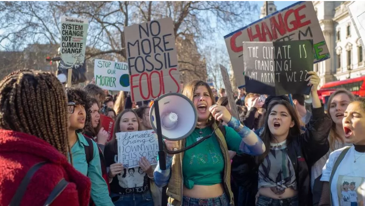 Young activists have been a driving force in the debate on how to tackle climate change (file image)